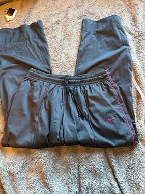 Vintage Nike Track Pants Size XL Dark Gray